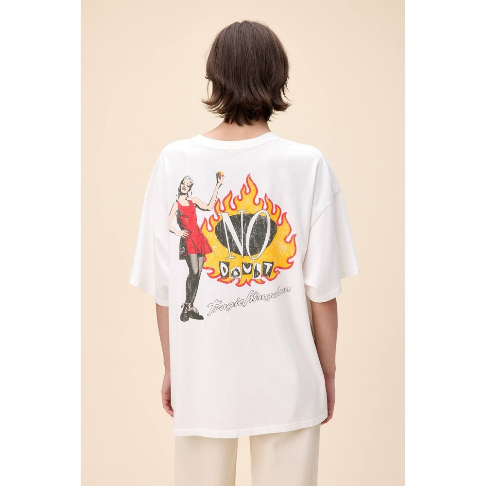 No Doubt Tragic Kingdom Flames OS Tee